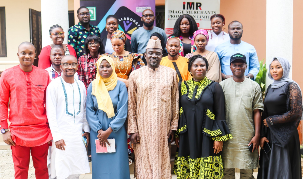 The PR Nigeria and WSCIJ team in a group picture after the visit